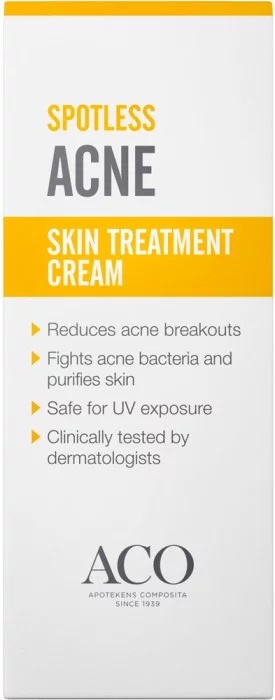 ACO Spotless Acne Skin Treatment Cream