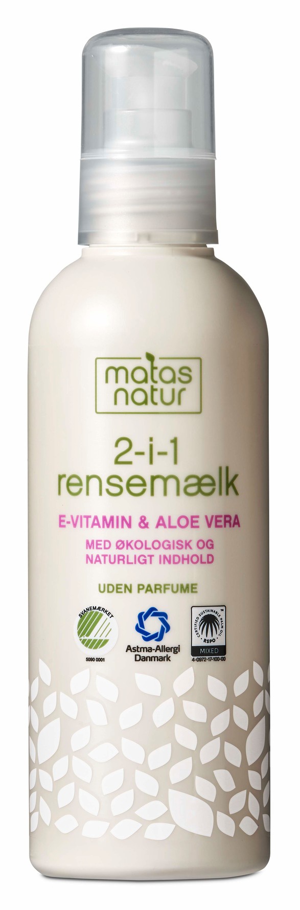 Matas Natur Aloe Vera & E-Vitamin 2 I 1 Rensemælk