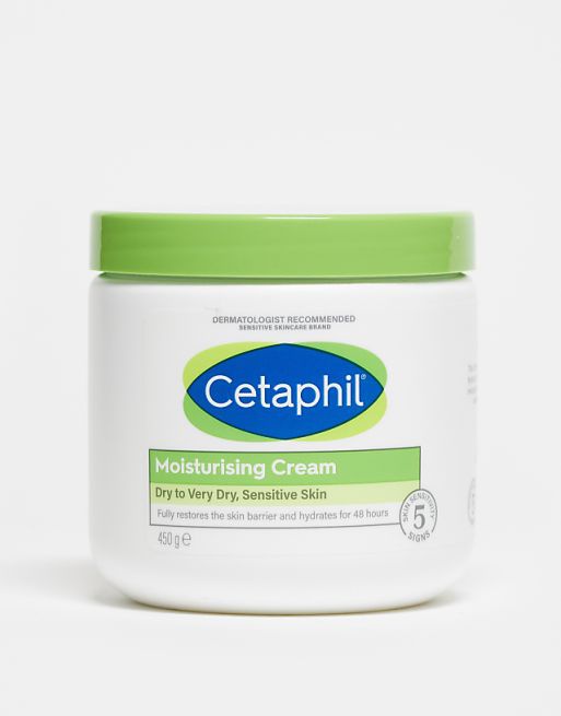 Cetaphil Moisturising Cream, Rich Face & Body Moisturiser For Dry Sensitive Skin