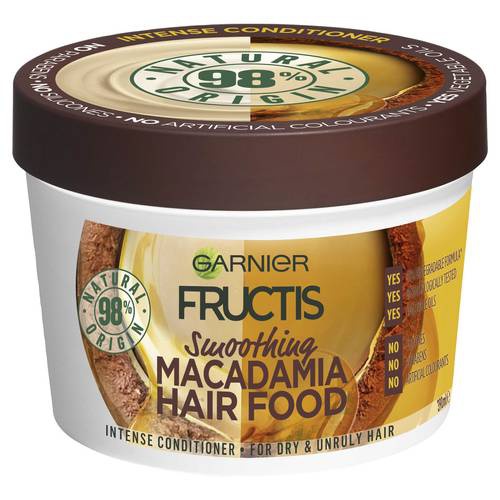 Garnier Fructis Hair Food Smoothing Macadamia Ingredients Explained