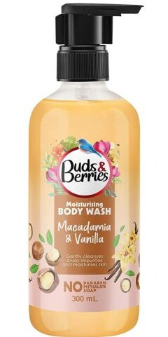 Buds and Berries Moisturising Macadamia And Vanilla Body Wash
