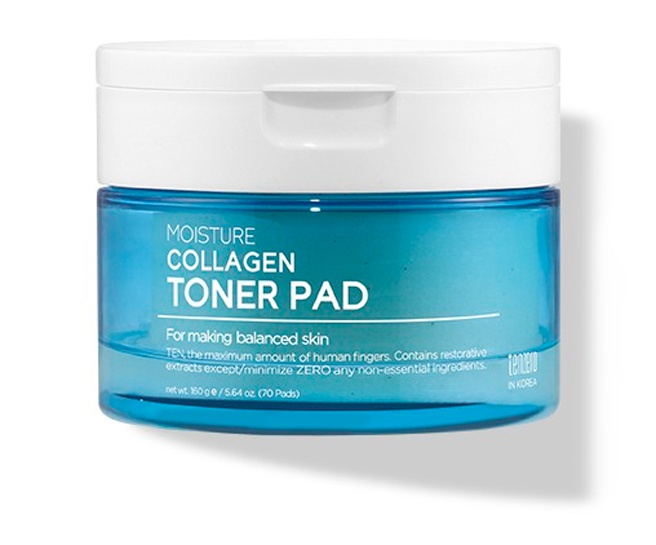 Tenzero Moisture Collagen Toner Pad