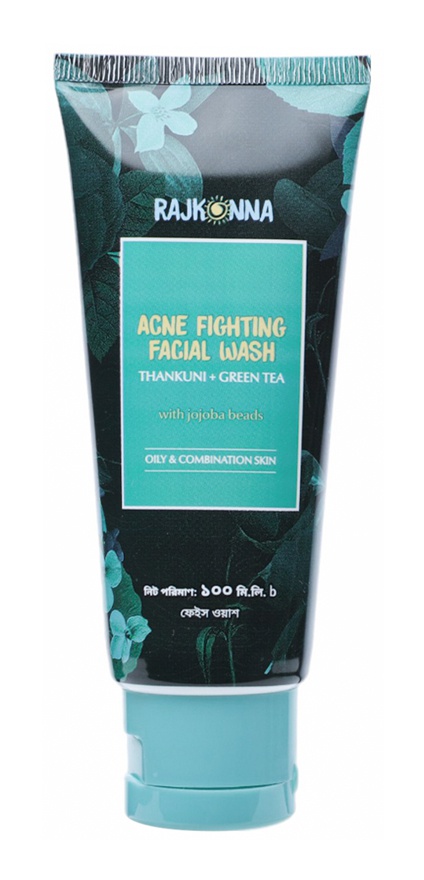 Rajkonna Acne Fighting Facial Wash With Jojoba Beads