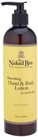 The Naked Bee 12 Oz Unscented Hand Body Lotion Front Photo Original 