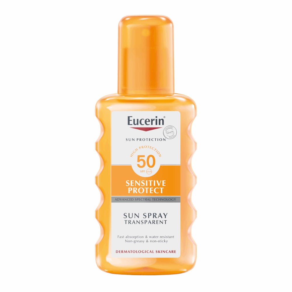 Eucerin Sun Spray Transparent Sensitive Protect Spf 50