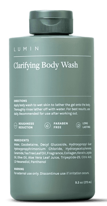 lume unscented body wash