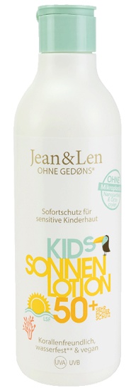 Jean & Len Sensitive Kids Sonnen Lotion Lsf 50+