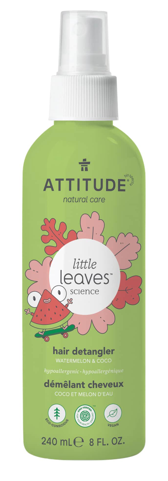 Attitude Baby Leaves, Kids Hair Detangler Spray