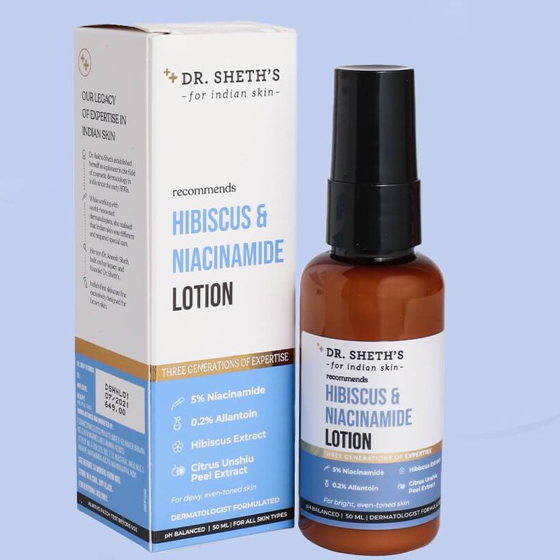 Dr. Sheth's Hibiscus And Niacinamide Lotion -