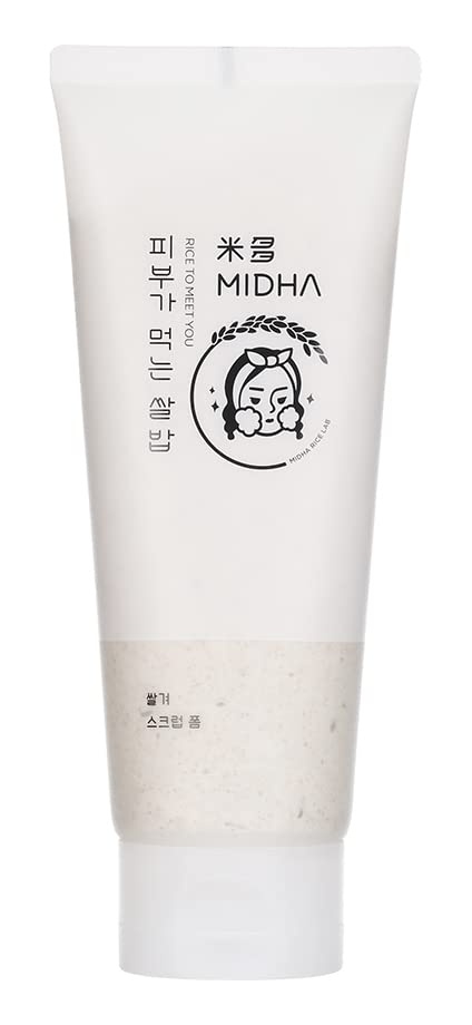 MIDHA Rice Bran Scrub Foam