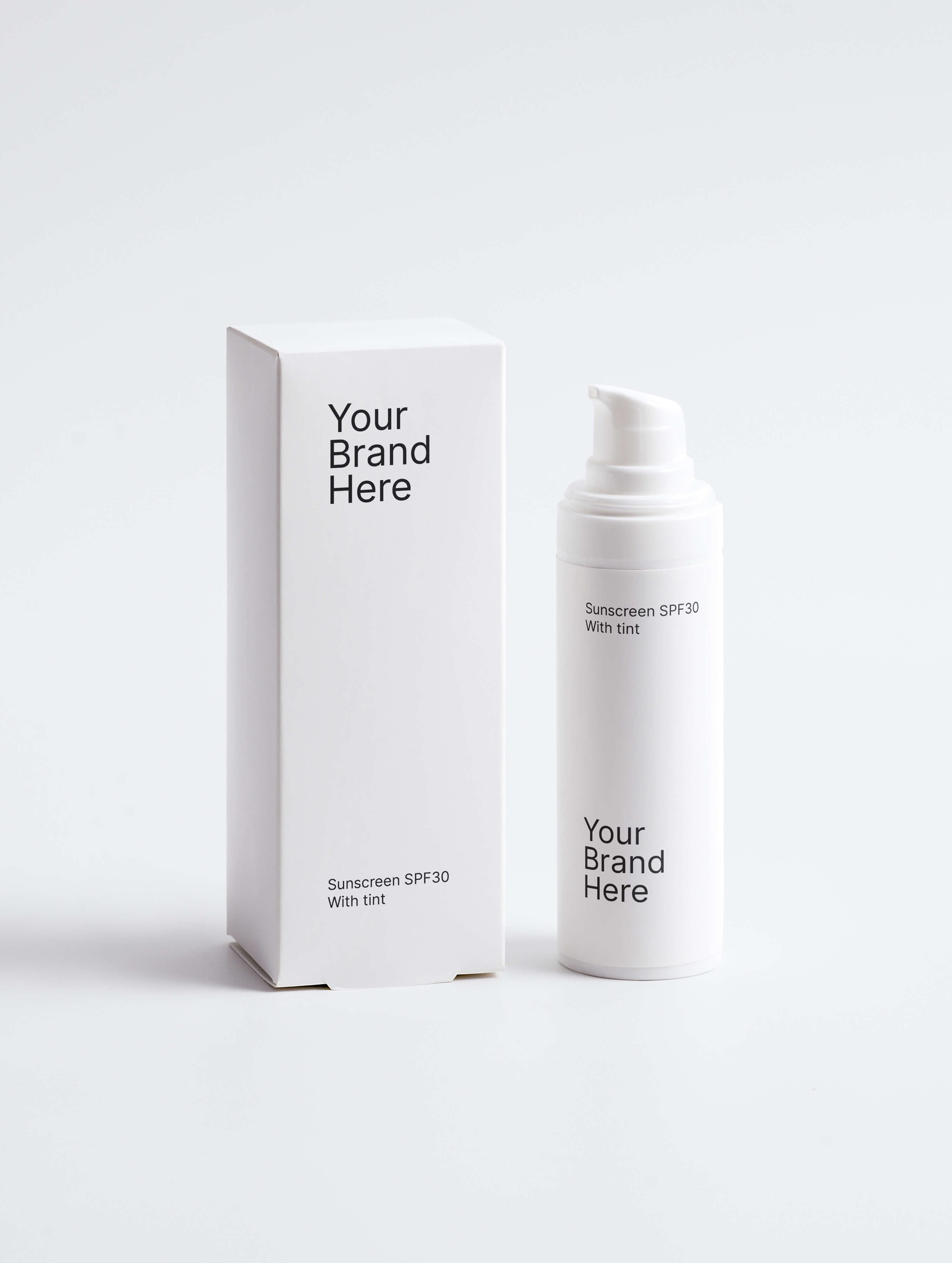 Your Brand Here Sunscreen SPF30, with tint