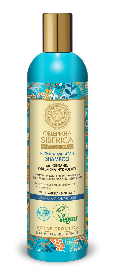 Oblepikha Siberica Shampo Vegano Cabello Debil Y Dañado