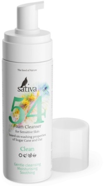 Sativa Foam Cleanser №54 For Sensitive Skin
