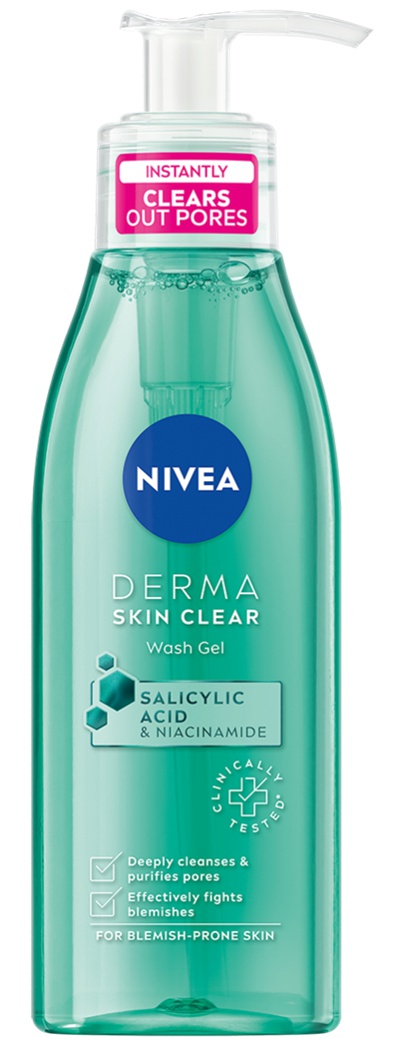 Nivea Derma Skin Clear Wash Gel