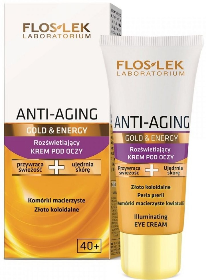 Floslek Anti-Aging Gold & Energy Illuminating Eye Cream