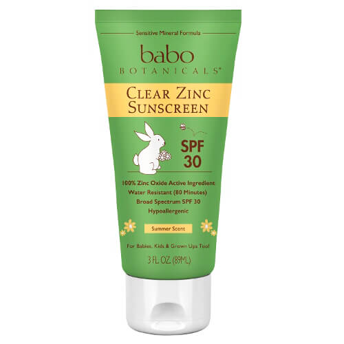 Babo Botanicals Clear Zinc Sunscreen Lotion Spf 30 - Summer Scent