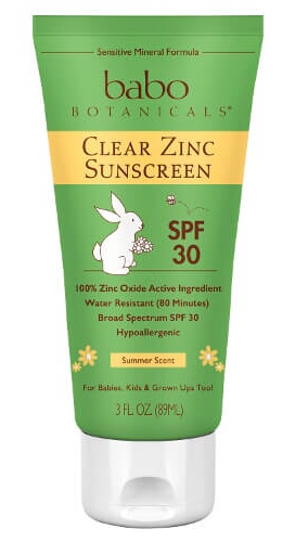 Babo Botanicals Clear Zinc Sunscreen Lotion Spf 30 - Summer Scent