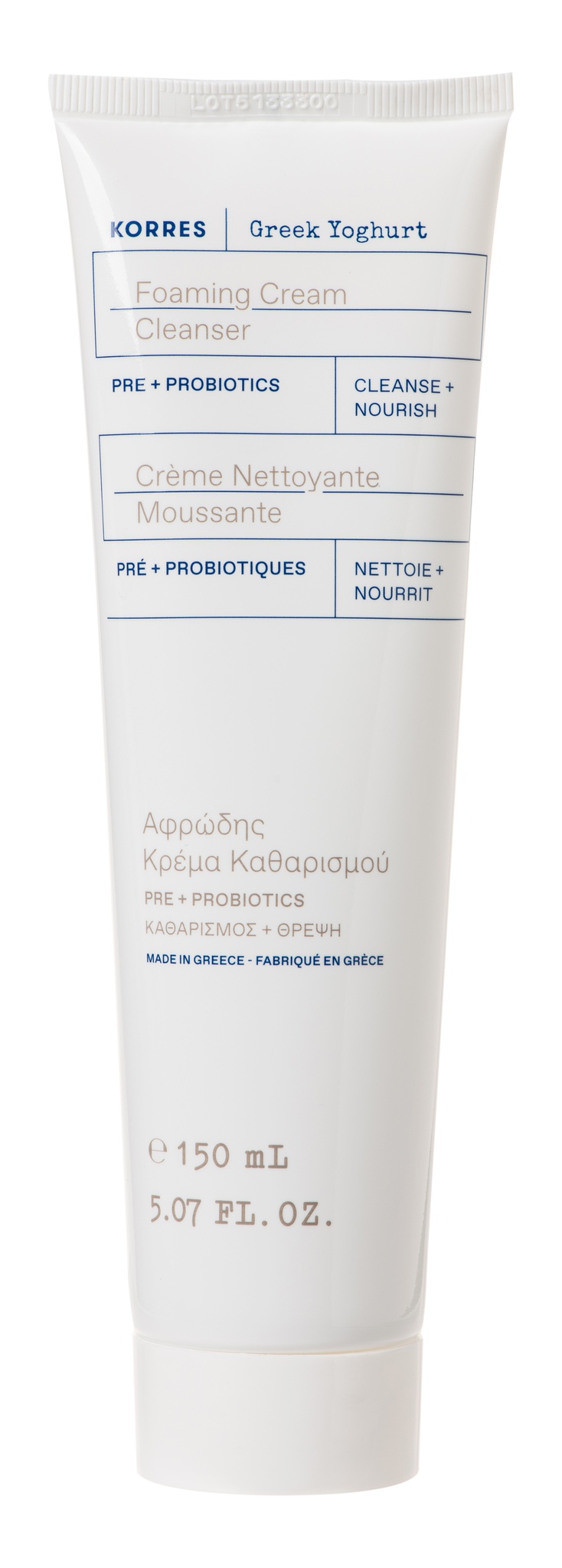 Korres Greek Yoghurt Foaming Cream Cleanser