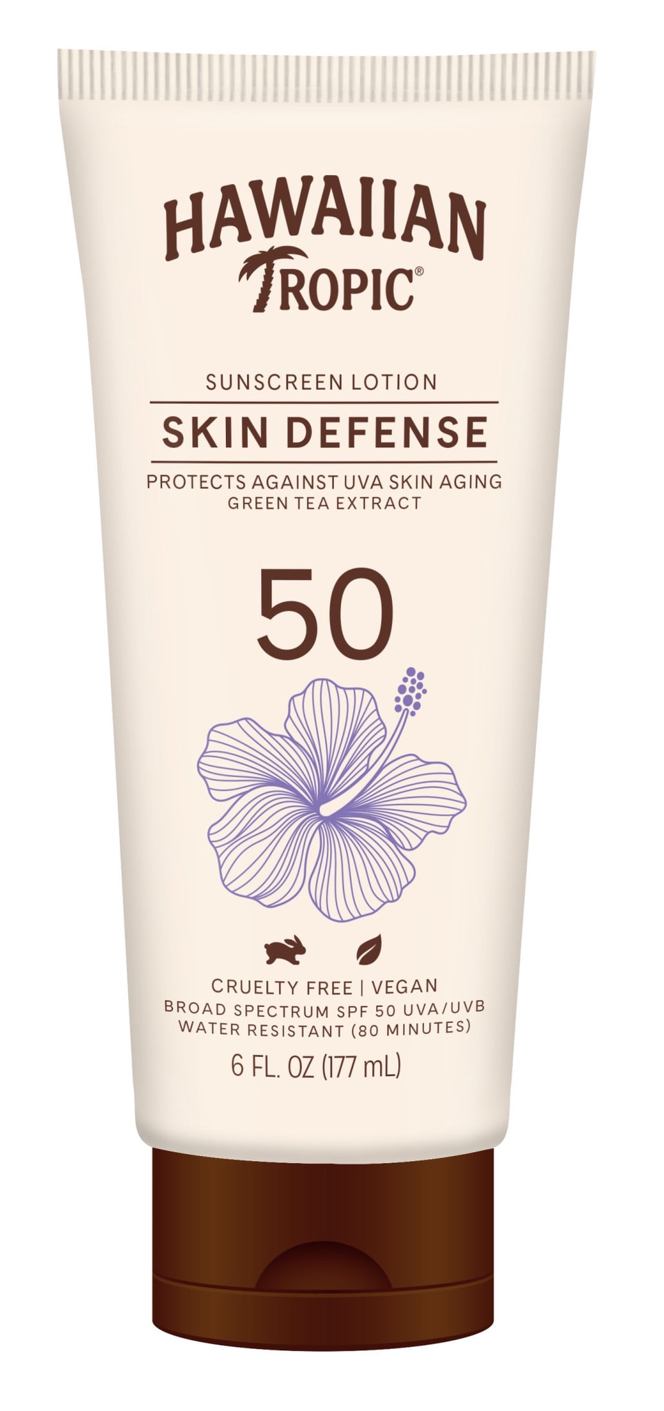 Hawaiian Tropic Skin Defense Sunscreen Lotion SPF 50