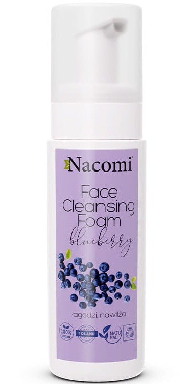 Nacomi Face Cleansing Foam Blueberry