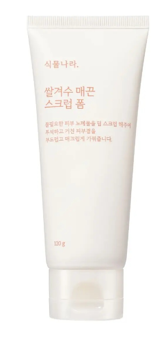 Shingmulnara Rice Bran Water Scrub Foam