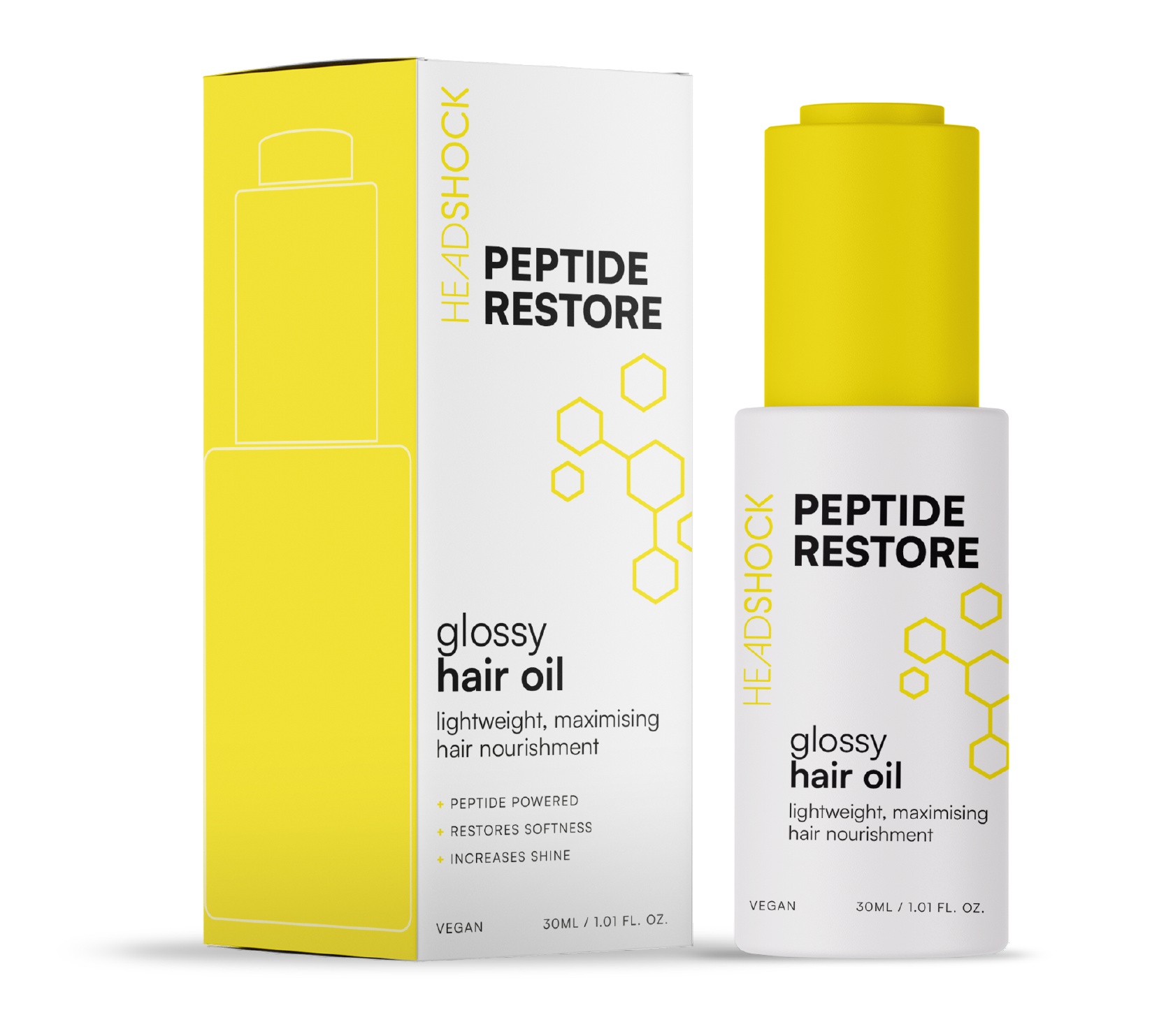Head shock Peptide Restore Glossy Hair Oil