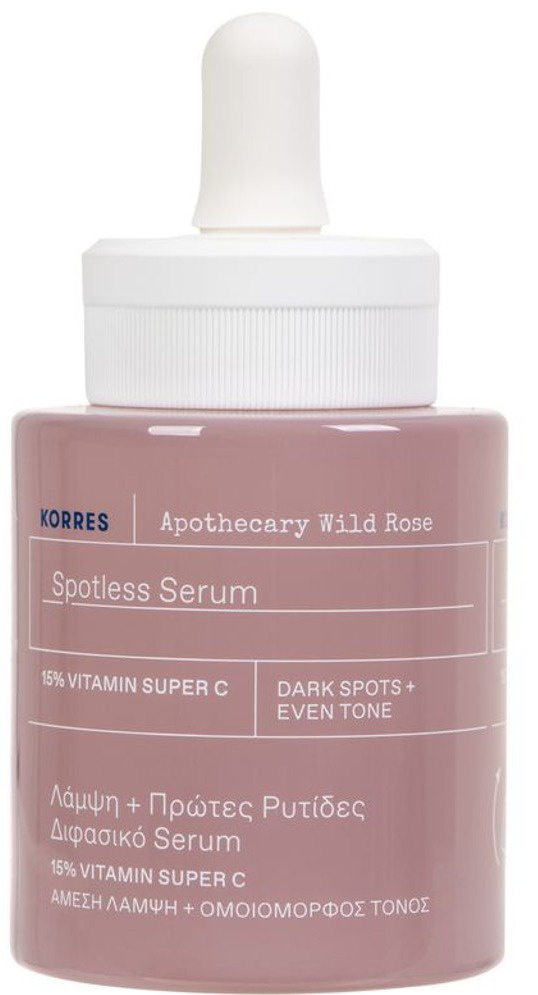 Korres Apothecary Wild Rose Spotless Serum 15% Vitamin Super C