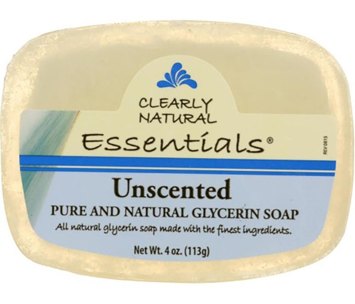 Clearly Natural Essentials Unscented Glycerin Soap Bar