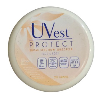 uvest sunscreen