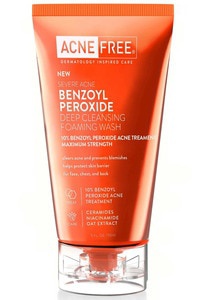 AcneFree Benzoyl Peroxide Deep Cleansing Foaming Wash