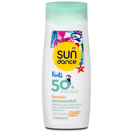 SUNDANCE Kids Sensitiv Sonnenmilch Lsf 50+