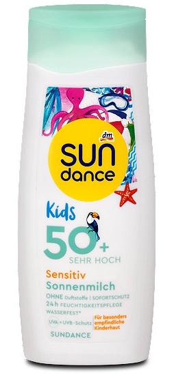 SUNdance Kids Sensitiv Sonnenmilch Lsf 50+