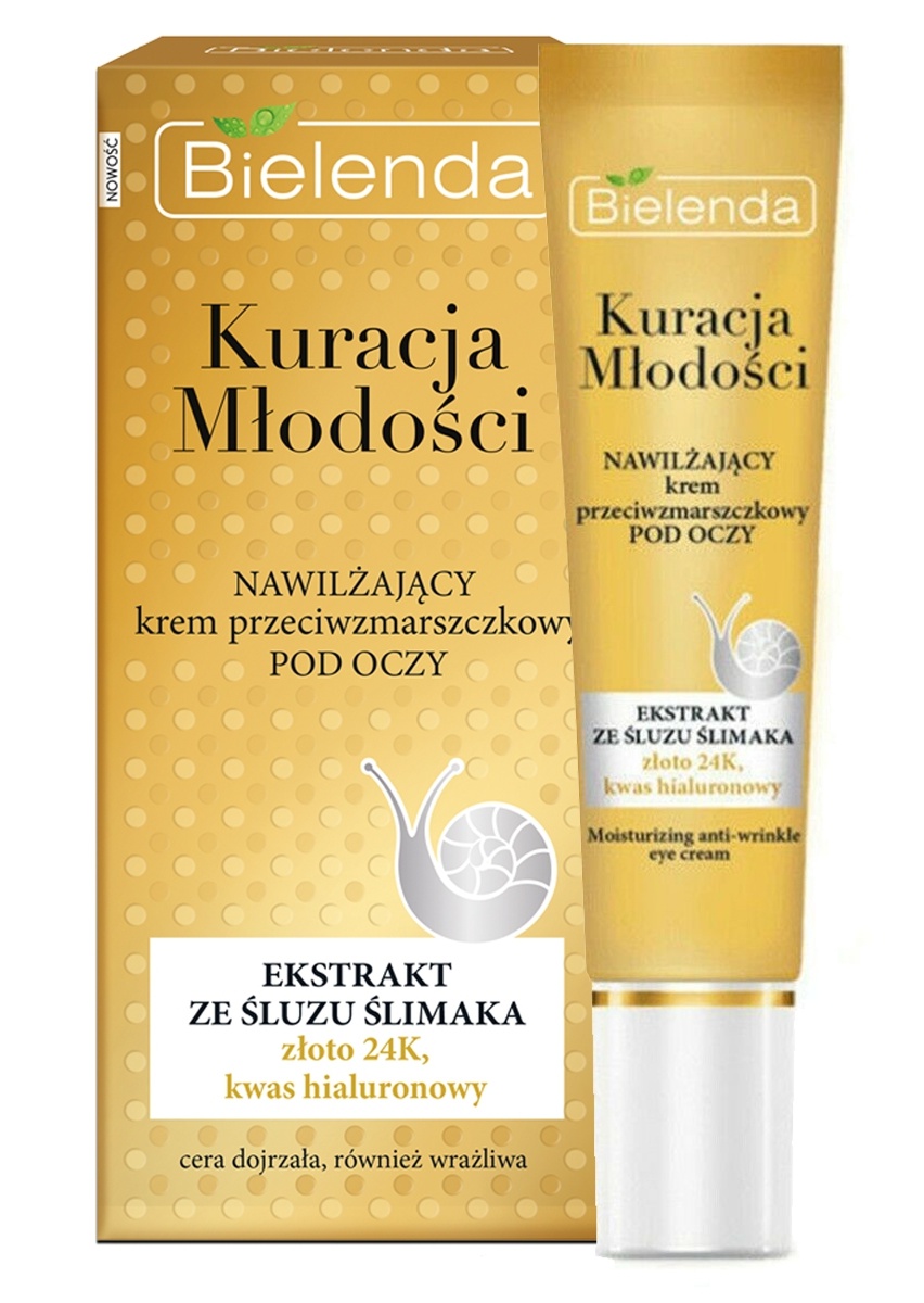 Bielenda Youth Therapy | Anti-Wrinkle Moisturizing Eye Cream With Snail Mucin