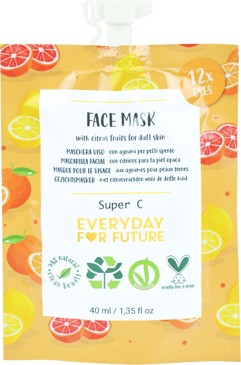 EVERYDAY FOR FUTURE Maschera Viso Multiuso In Crema Super C Illuminante