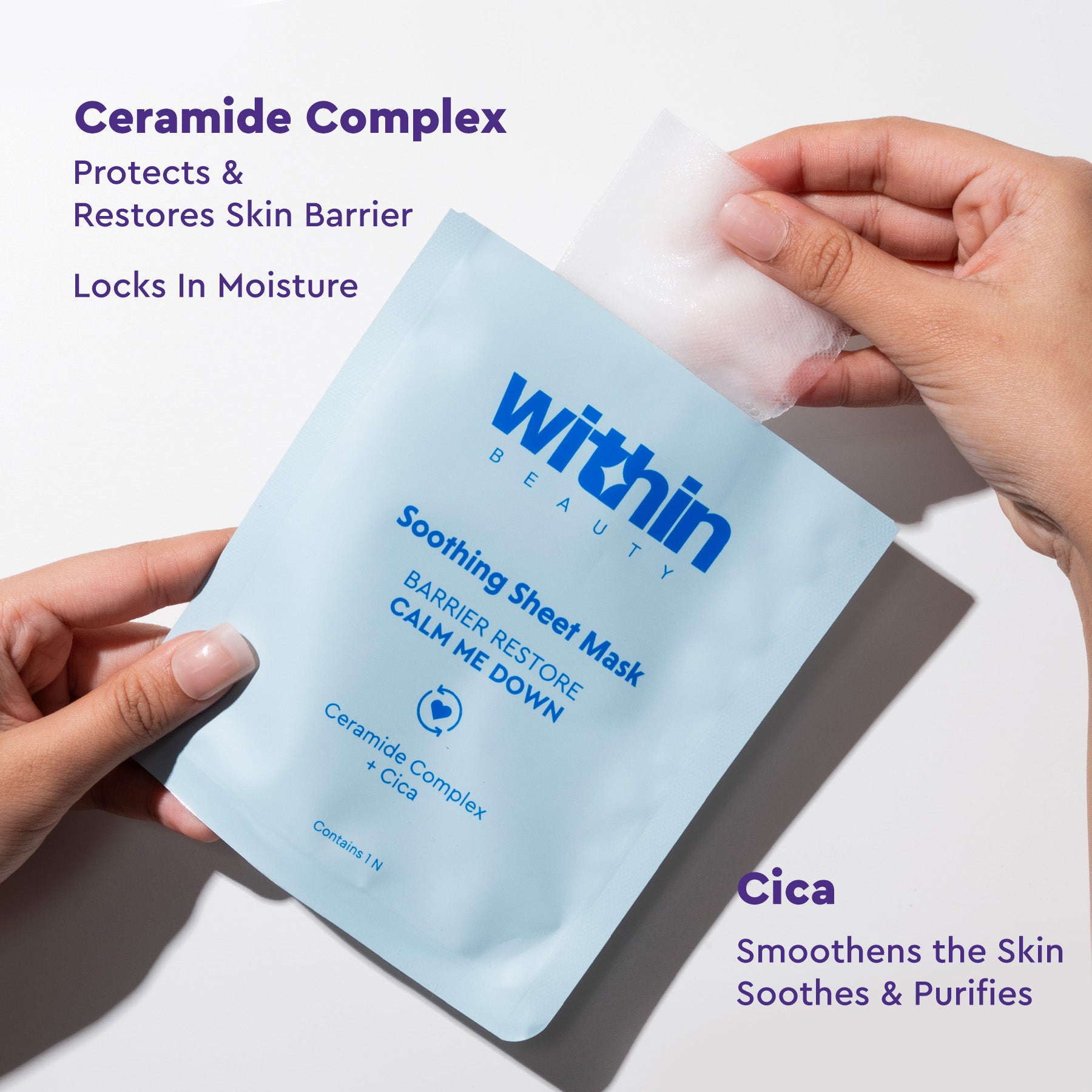 Within Beauty Barrier Restore Soothing Sheet Mask