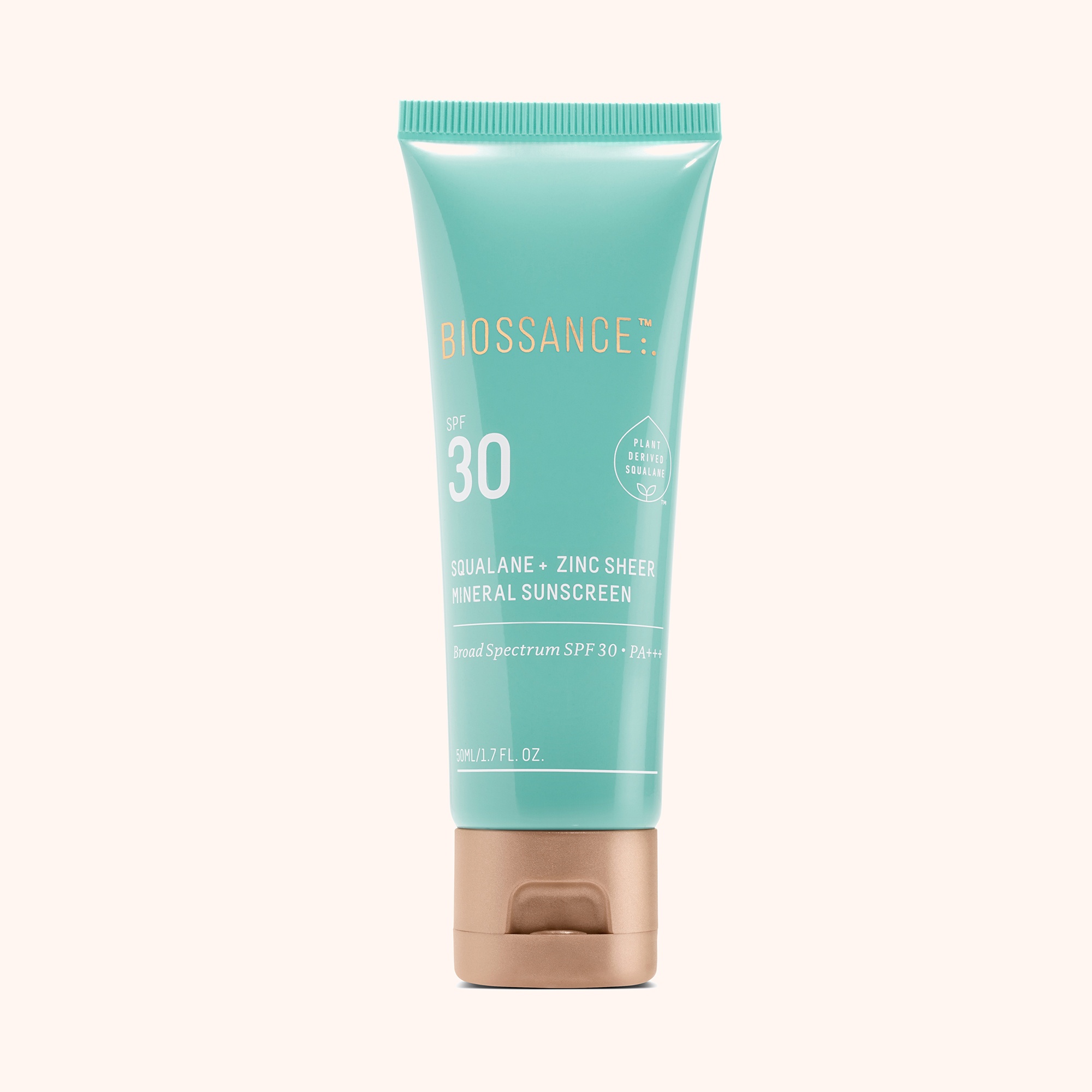 BIOSSANCE Squalane + Zinc Sheer Mineral Sunscreen - New Formulation