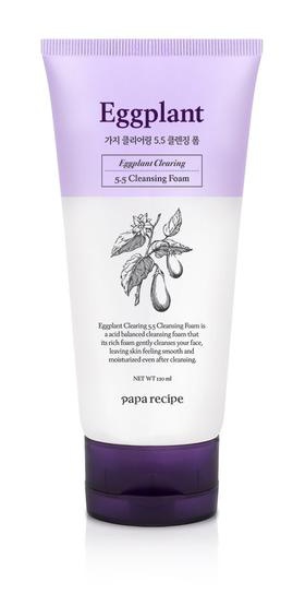 PAPA RECIPE Eggplant Clearing 5.5 Cleansing Foam