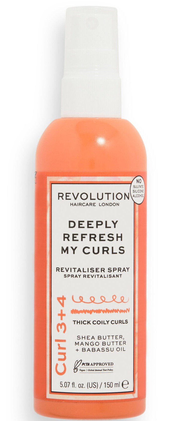 Revolution Haircare Deeply Refresh My Curls Revitaliser Spray