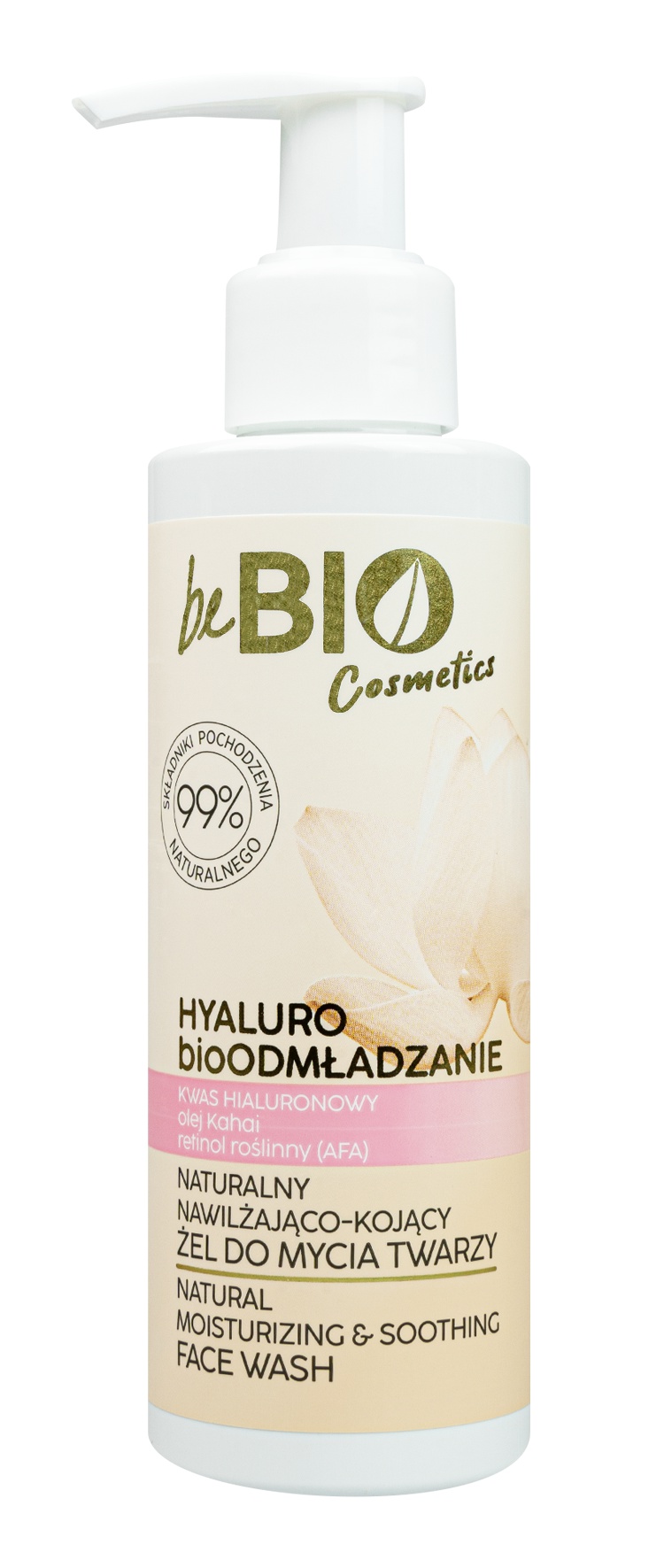 be BIO Hyaluro Biorejuvenation Natural Moisturizing & Soothing Face Wash