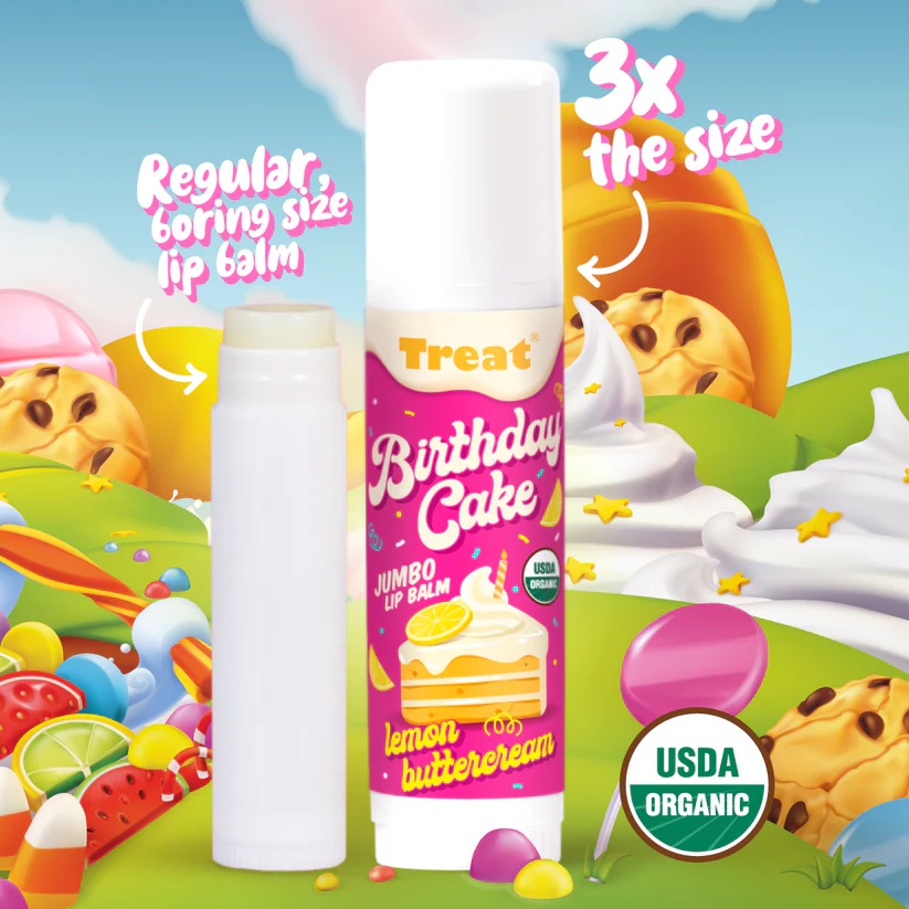 Treat Beauty Lemon Buttercream Birthday Cake Lip Balm