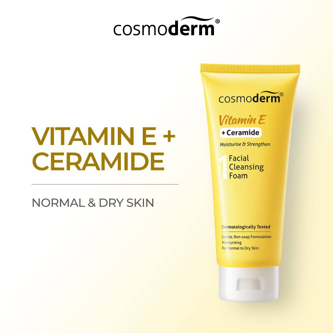 cosmoderm Vitamin E & Ceramide Cleanser