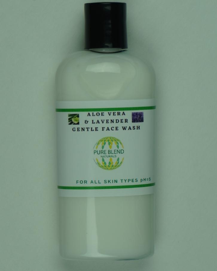 Pure Blend Naturals Aloe Vera & Lavender Gentle Face Wash