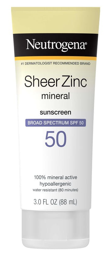 Neutrogena Sheer Zinc Dry Touch Sunscreen Spf50+ 