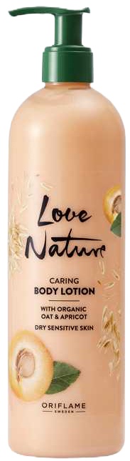 Oriflame Love Nature Caring Body Lotion With Organic Oat & Apricot