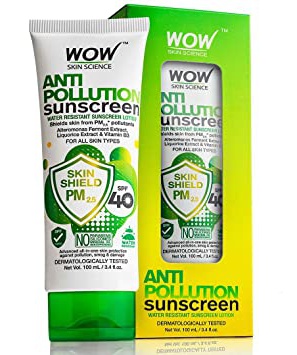 WOW skin science Anti Pollution  Sunscreen Lotion Spf 40