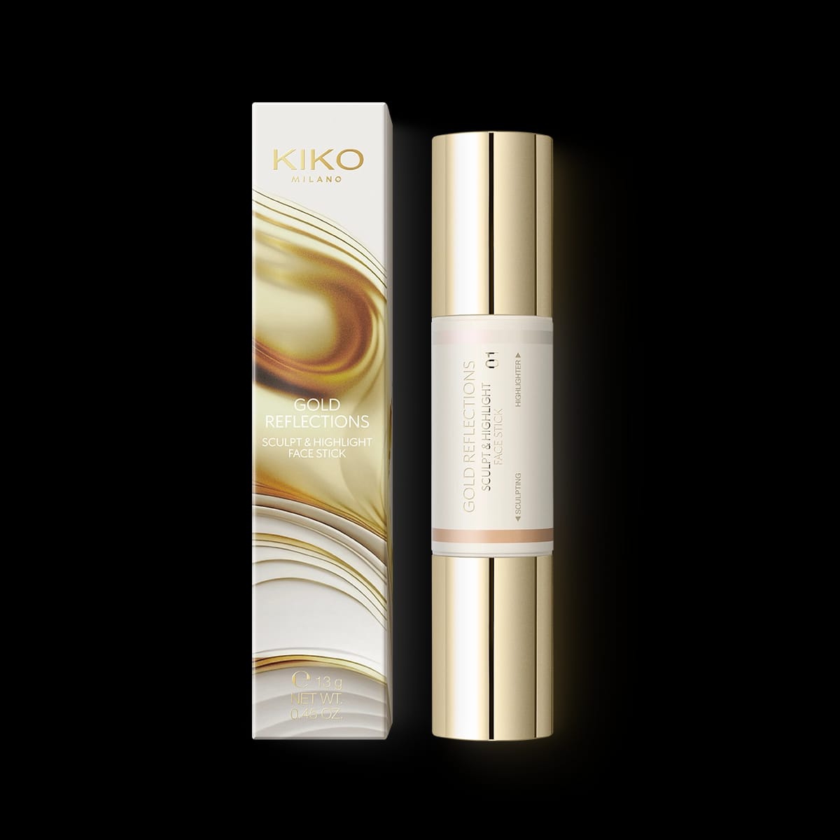 KIKO Milano Gold Reflections Sculpt & Highlight Face Stick