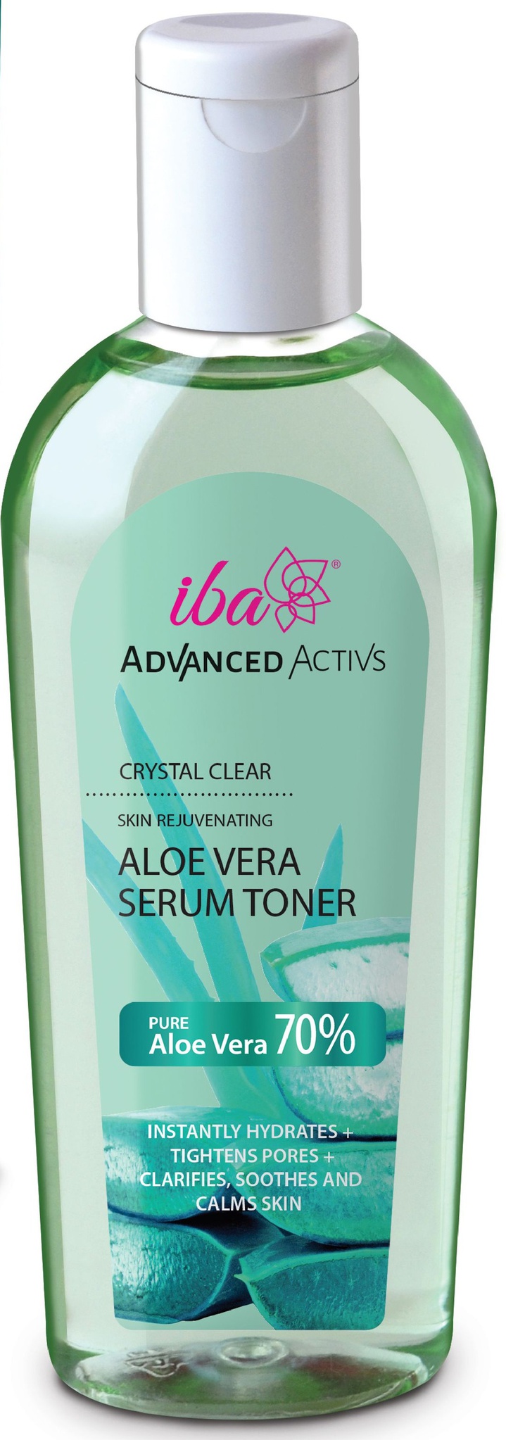 Iba halal Crystal Clear Skin Rejuvenating Aloe Vera Serum Toner