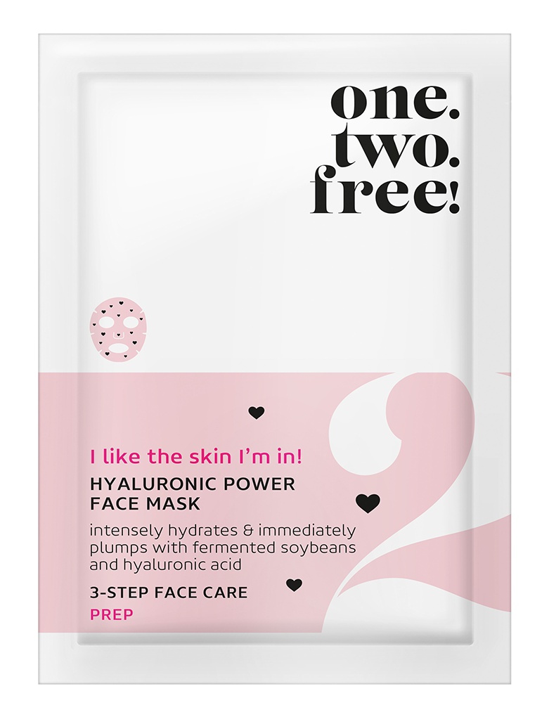 one.two.free! Hyaluronic Power Face Mask