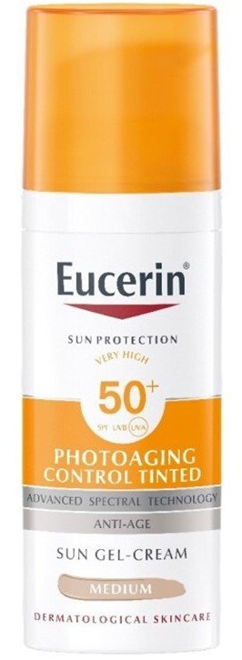 Sun protection / with color pigments for tinted photoaging control / with  SPF 50+