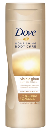 Dove Visible Glow Gradual Self-Tan Body Lotion Fair To Medium